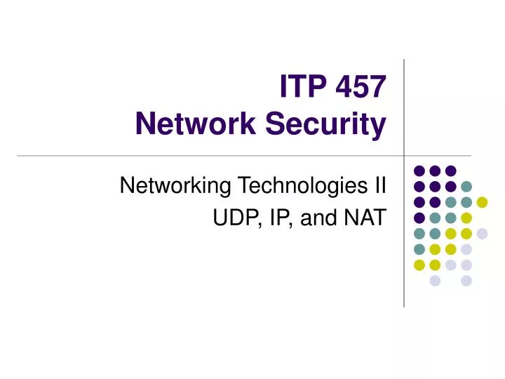 itp 457 network security