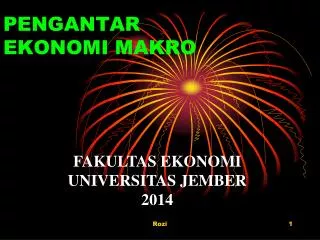 pengantar ekonomi makro