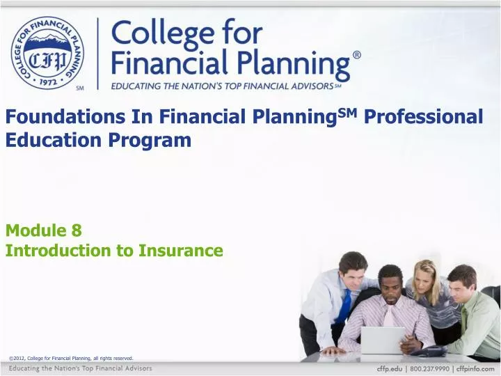 foundations in financial planning sm professional education program