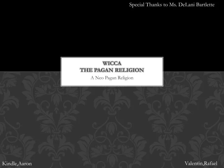 wicca the pagan religion