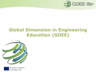 Global Dimension in Engineering Education (GDEE)