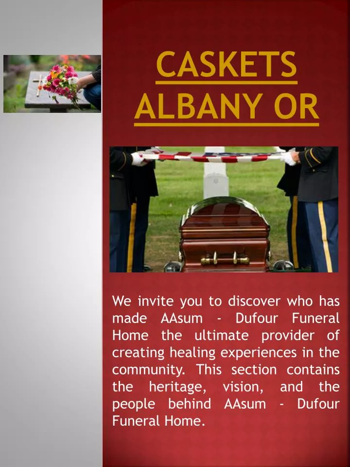 caskets albany or