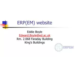 ERP(EM) website
