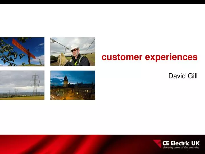 customer experiences