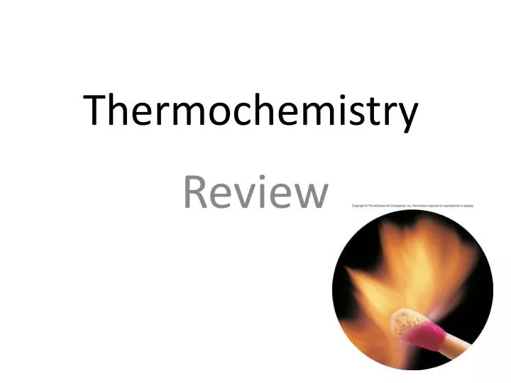 thermochemistry