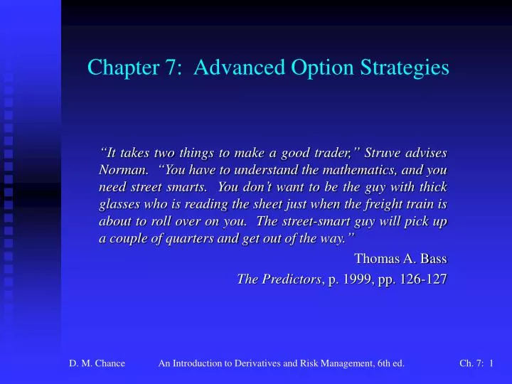 chapter 7 advanced option strategies