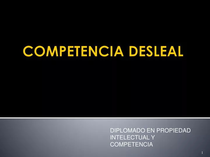 diplomado en propiedad intelectual y competencia