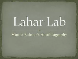 Lahar Lab