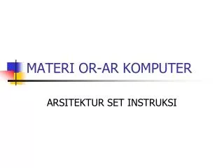 materi or ar komputer