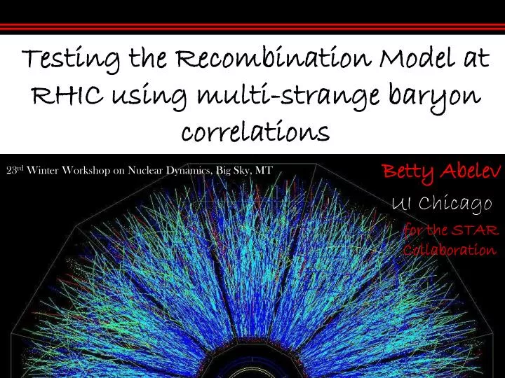 testing the recombination model at rhic using multi strange baryon correlations