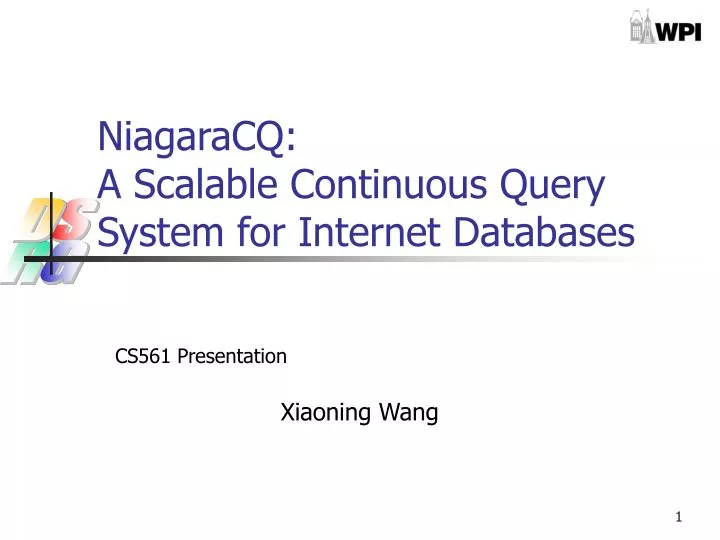 niagaracq a scalable continuous query system for internet databases