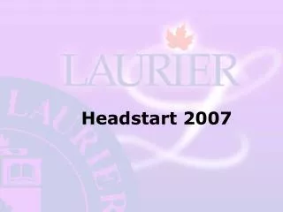 Headstart 2007