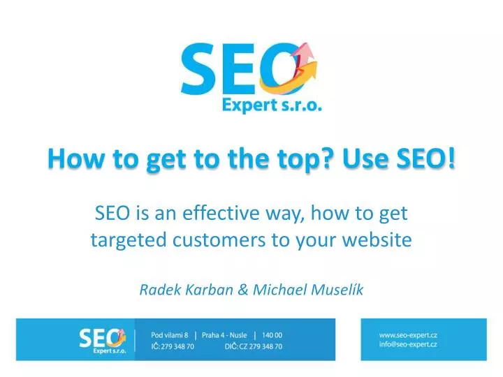 how to get to the top use seo