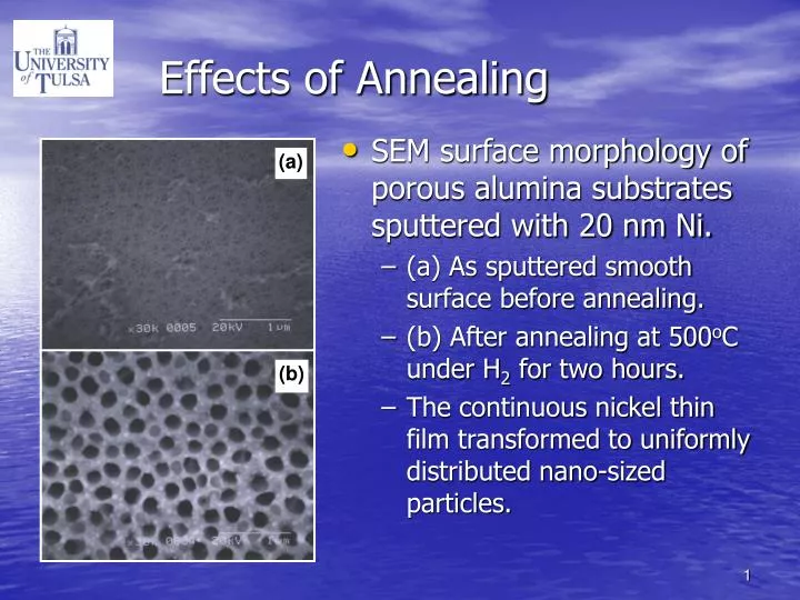 effects of annealing