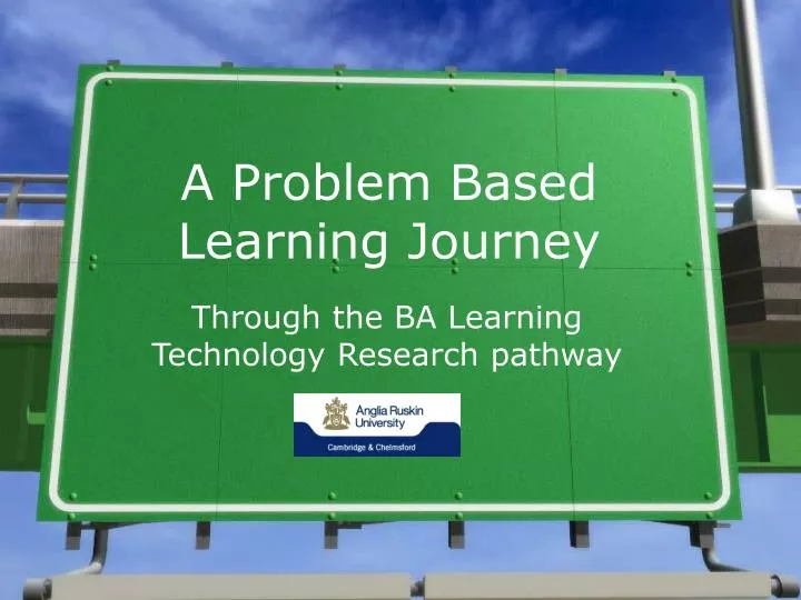 a problem based learning journey