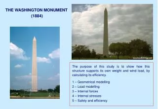 THE WASHINGTON MONUMENT (1884)