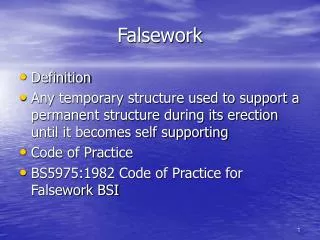 Falsework