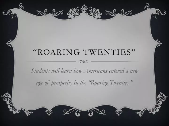 roaring twenties