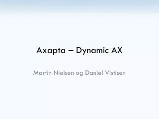 axapta dynamic ax
