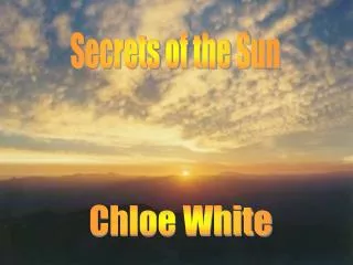 Chloe White