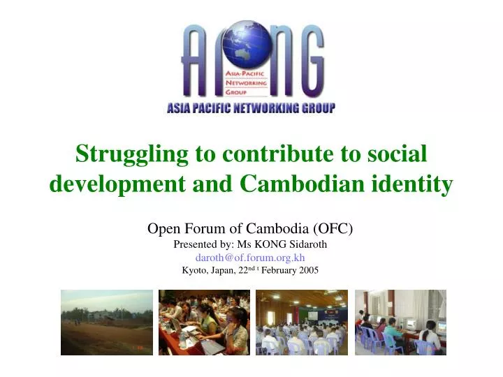 struggling to contribute to social development and cambodian identity