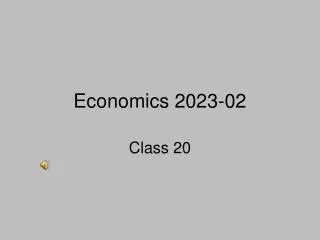 Economics 2023-02