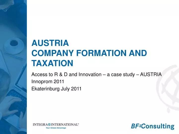 austria company formation and taxation