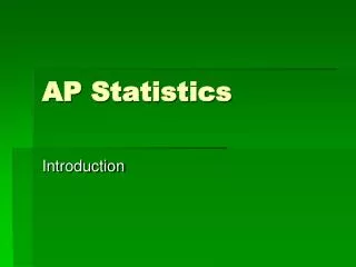 AP Statistics