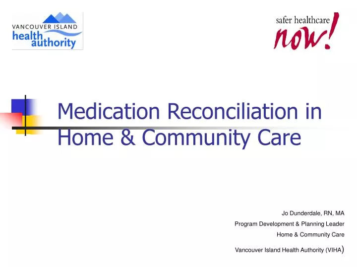 medication reconciliation in home community care