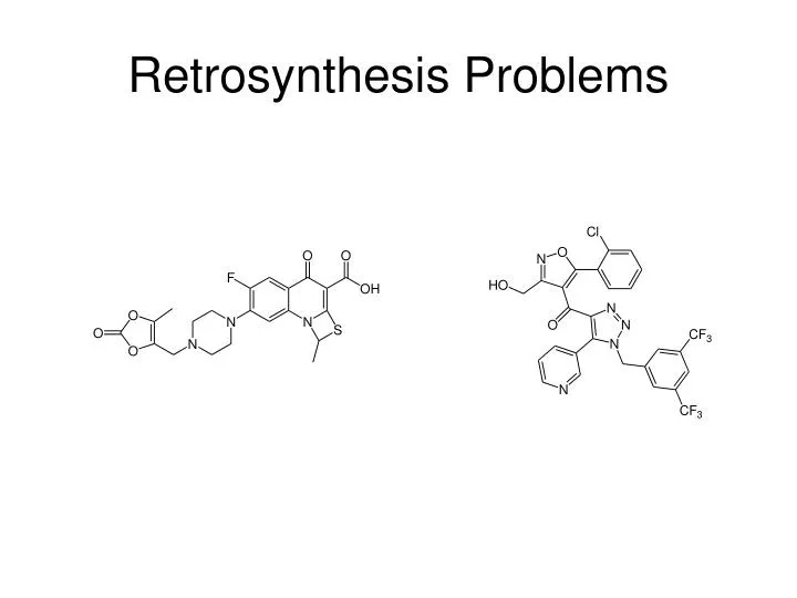 retrosynthesis problems