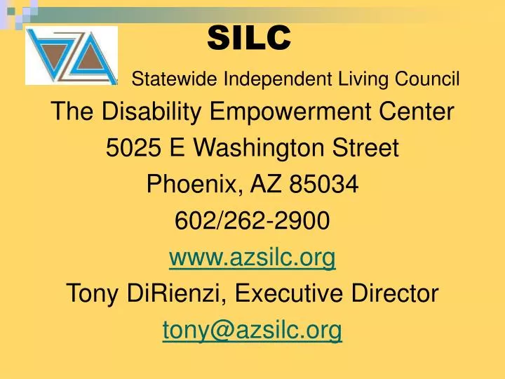 silc statewide independent living council