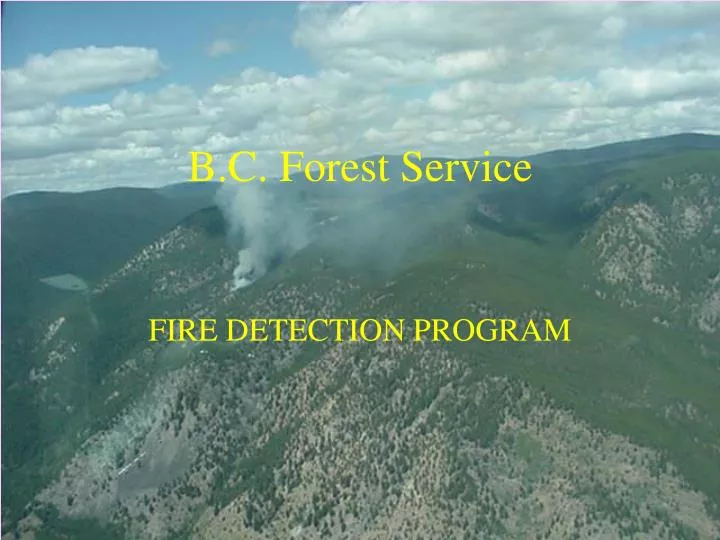 b c forest service