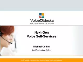 Next-Gen Voice Self-Services
