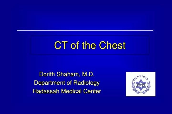 ct of the chest