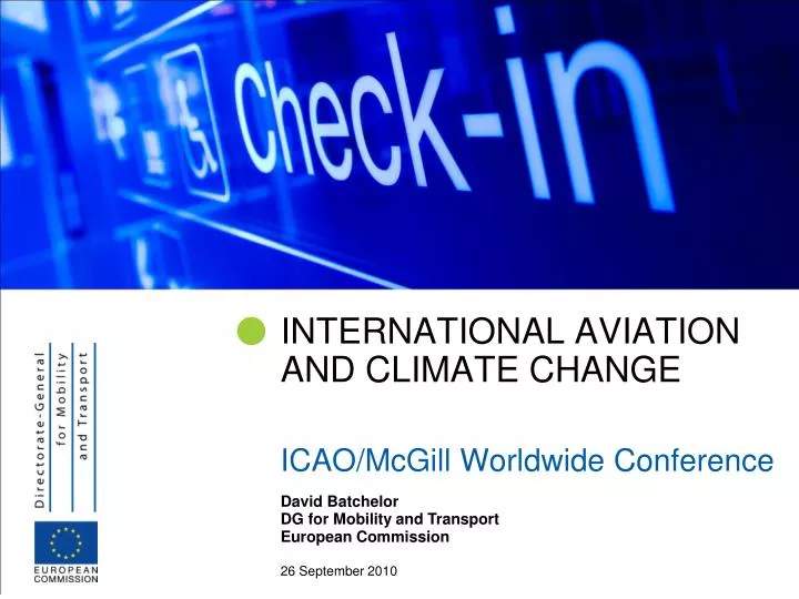 international aviation and climate change