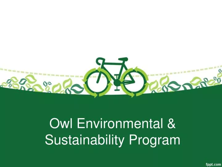 owl environmental sustainability program