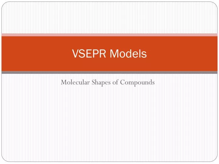 vsepr models