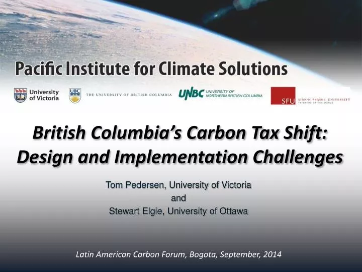 british columbia s carbon tax shift design and implementation challenges