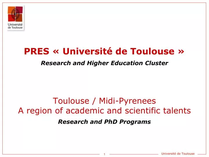 research and higher education cluster research and phd programs