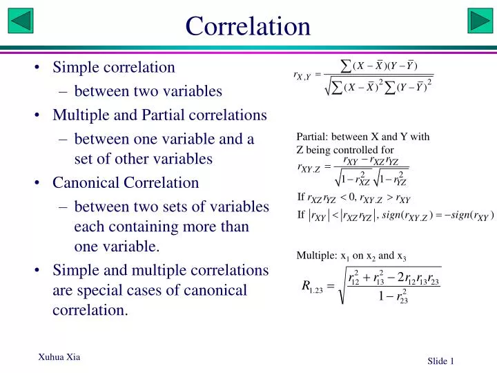 correlation