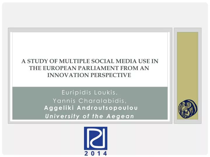 a study of multiple social media use in the european parliament from an innovation perspective