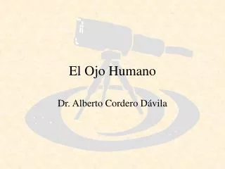 el ojo humano