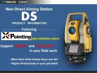 New Direct Aiming Station PRODUCT INFORMATION