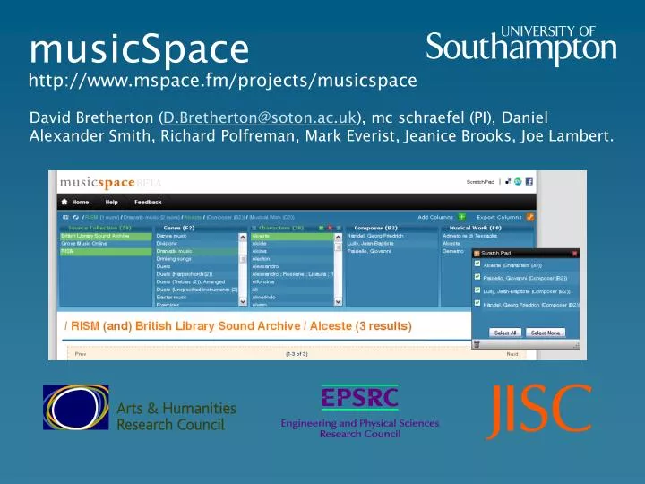 musicspace http www mspace fm projects musicspace