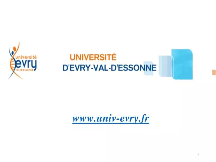 www univ evry fr