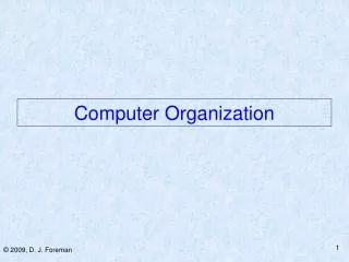 computer organization