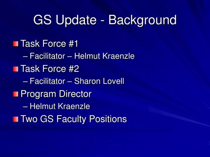 gs update background
