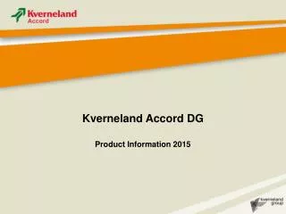 Kverneland Accord DG