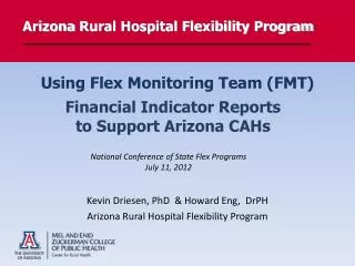 Arizona Rural Hospital Flexibility Program