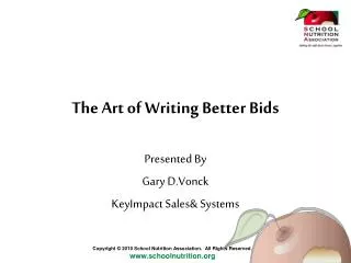 The Art of Writing Better Bids